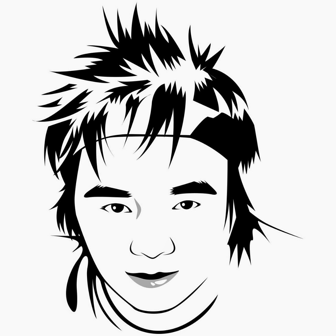 Vector Image of Chris Larder